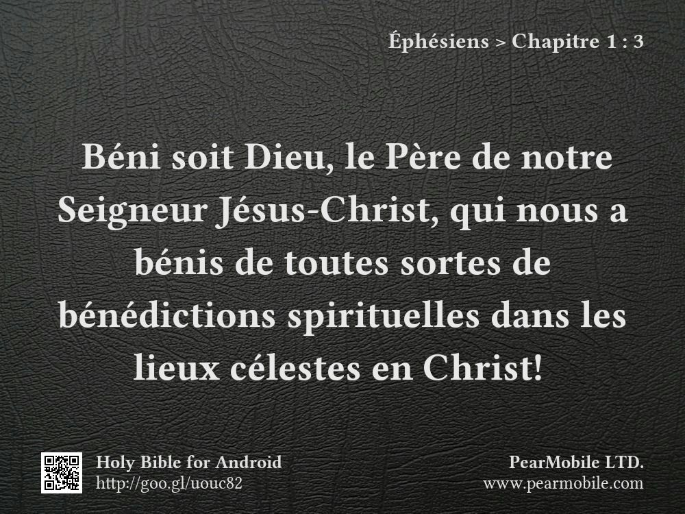 Éphésiens, Chapitre 1:3
